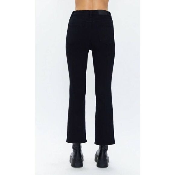 PISTOLA lennon high rise crop boot jeans in dark vinyl NWY Size 29 - Picture 8 of 12